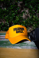 Friends Only Trucker Hat — Gold